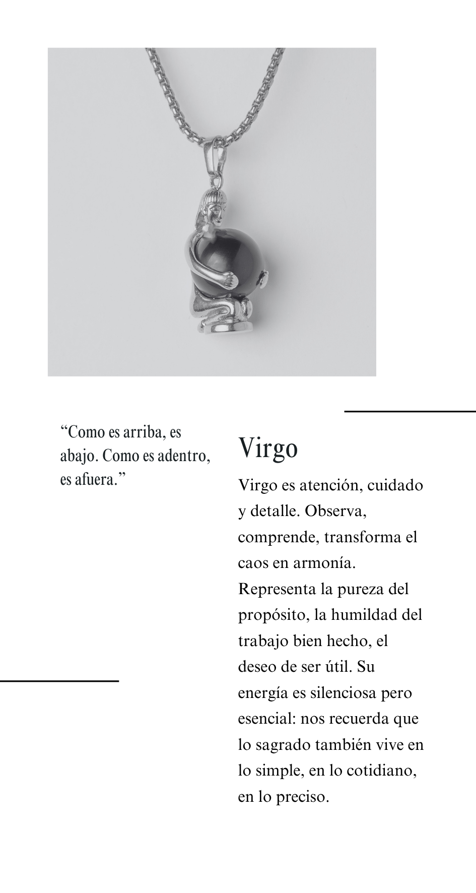 Amuleto Virgo